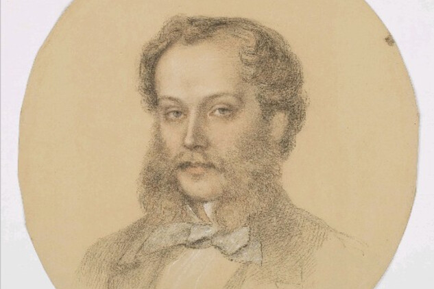 Richard Metternich, grafický list, Mobiliární fond zámku Kynžvart, inv. č. KY12560